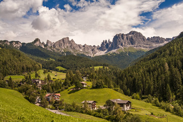 Fototapeta premium catinaccio,dolomiti,alto adige,italia