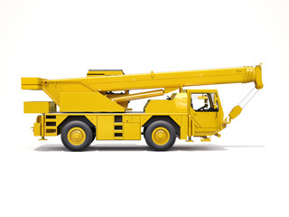 Obraz premium Truck Mounted Crane