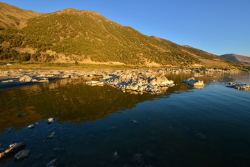 Mono Lake in California at Sunrise in Sept