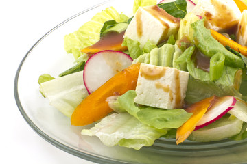 Tofu Salad with sesame dressing
