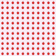 apple seamless pattern background. vector illustration.