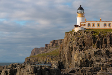Fototapeta na wymiar Neist Point Lighthouse