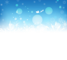 Fototapeta na wymiar Christmas abstract snowflakes background