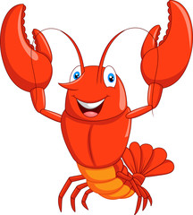Cartoon lobster