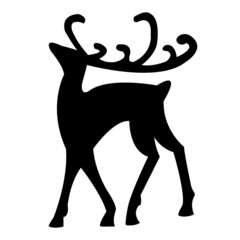 reindeer isolated on white