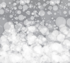 Glittering silver Christmas background