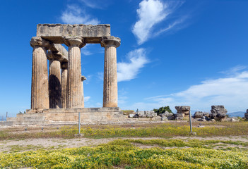 Temple of Apollo, Ancient Corinth, Greece