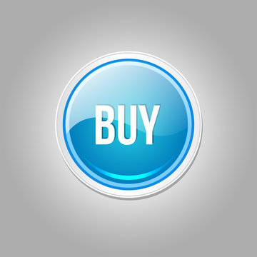 Buy Circular Vector Blue Web Icon Button