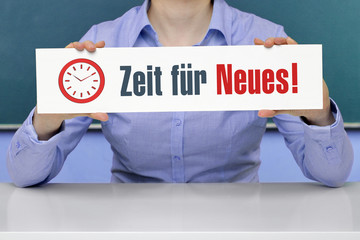 Zeit f&uuml;r Neues!