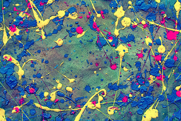 Grunge background with color blots