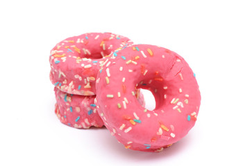 pink donuts