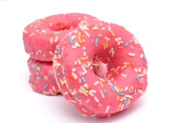 pink donuts