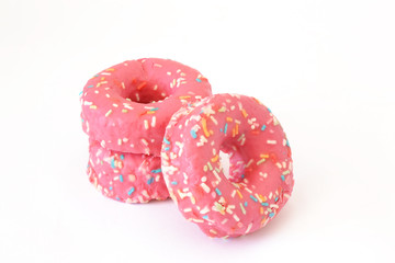 pink donuts