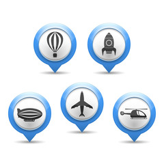 Air Transport Icons