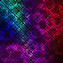 Abstract Geometrical Multicolored Background