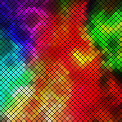 Abstract Geometrical Multicolored Background