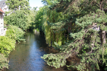 Les berges de la Zorn &agrave; Saverne, Alsace, Bas Rhin