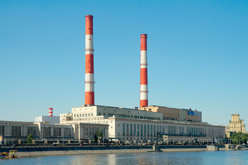 Obraz premium CHP plant 12, Moscow, Russia