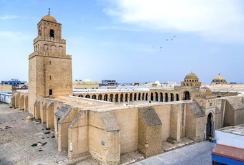 Fototapeten Große Moschee von Kairouan, Tunesien © KarSol