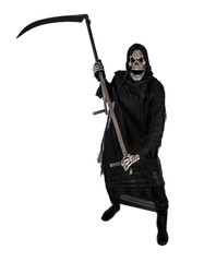 Grim reaper on a white background