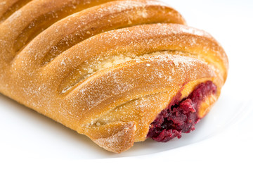 Breakfast roll with Berry Jam, Delicious Breakfast