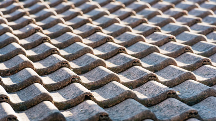 Concrete tiles from closes