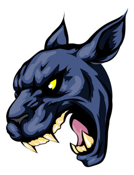 Panther mascot character