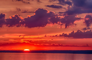 The last rays of sun