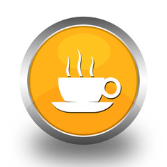 BOUTONS ICONES RONDS COLLECTION JAUNE ORANGE