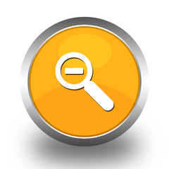 BOUTONS ICONES RONDS COLLECTION JAUNE ORANGE