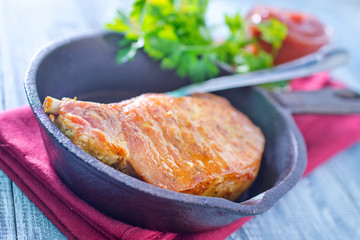 fried meat