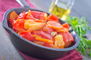 fried vegetables