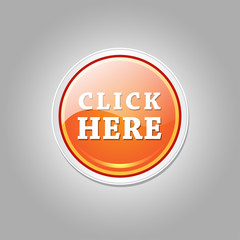 Click Here Vector Icon Button