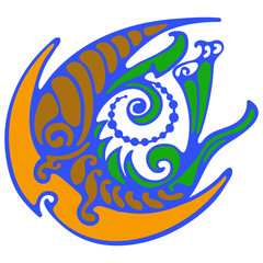 Луна-абстрактный символ.