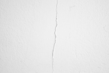 White wall with cracks background