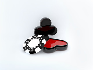 Poker elements in 3D