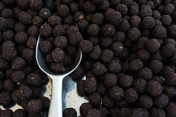 Background made of colorful sweets and candies.  assortment colo