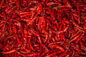 Fototapeta premium red chilli texture background
