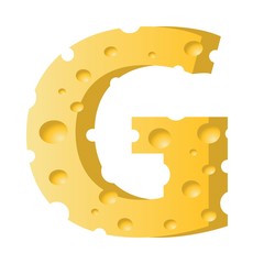 cheese letter G