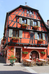 Maisons à colombages en Alsace (France)