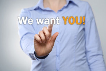 We want you!