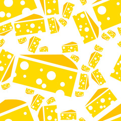 cheese seamless pattern