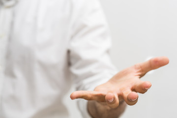 Naklejka premium hand