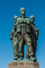 Naklejka premium Commando Memorial Spean Bridge close up