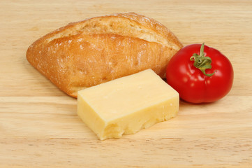 Ciabatta cheese and tomato