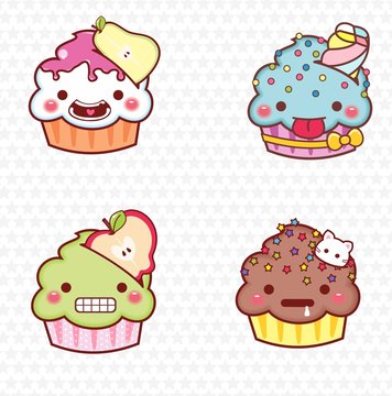cupcake cartoon 10