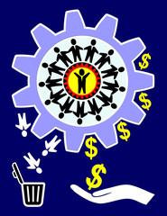 Concept of Making Money and Capitalism