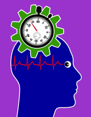 Stress through Time Pressure as Health Risk