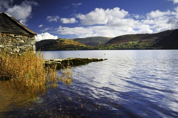 Obraz premium Boat house and Jetty