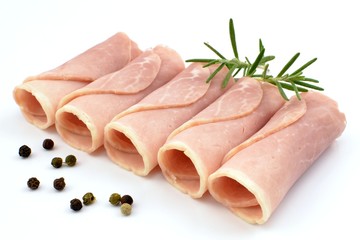 sliced ham